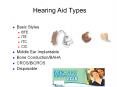 Hearing Aid Types PowerPoint PPT Presentation