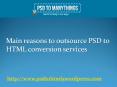 psd to html conversion services PowerPoint PPT Presentation