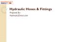 Hydraulic Hoses & Fittings PowerPoint PPT Presentation