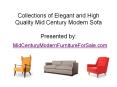 Mid Century Sofa PowerPoint PPT Presentation