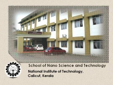 National Institute of Technology, Calicut, Kerala