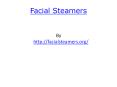 Facial Steamers