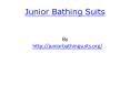 Junior Bathing Suits