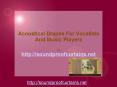 Acoustical Drapes For Singers And Music Players PowerPoint PPT Presentation