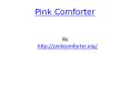 Pink Comforter