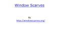 Window Scarves