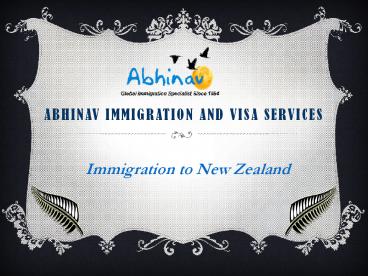 Immigration to New Zealand