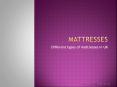 Mattresses with king size and related points PowerPoint PPT Presentation