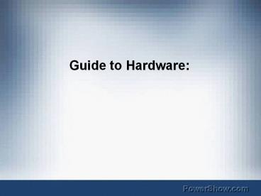 Computer Class Presentation-2 presentation | free to view