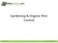 Gardening and Organic Pest Control PowerPoint PPT Presentation
