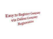 Easy to Register Company via Online Company Registration
