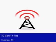 3G Market in India 2011