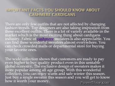 Cashmere