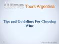 Tips and Guidelines For Choosing Wine PowerPoint PPT Presentation