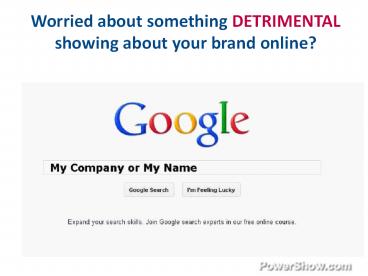 Online  Reputation Repair To Combat Negative Listings