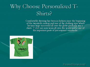 The Best Way to Personalise your own T-Shirts !