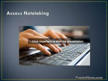 StrategyTube - Access Notetaking