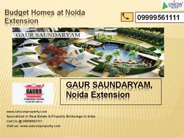 Gaur Saundaryam Noida Extension