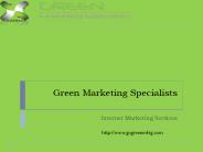 Green Marketing Specialists