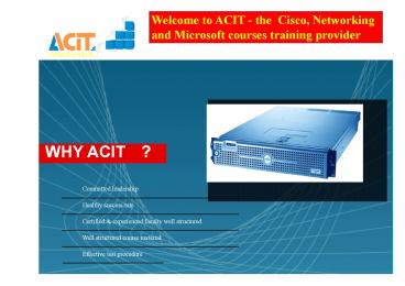 Cisco Courses Provider King