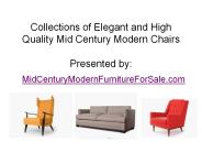 Best Online Furniture of Mid Century Modern Chairs