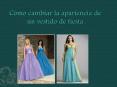 Cómo cambiar la apariencia de un vestido de fiesta PowerPoint PPT Presentation