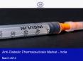 Anti-Diabetic Pharmaceuticals Market in India 2012