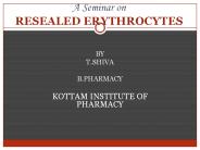 resealed erythrocytes