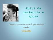 abiti da cerimonia e sposa