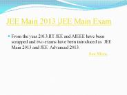 JEE Main 2013