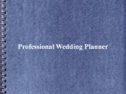 Professional Wedding Planner
