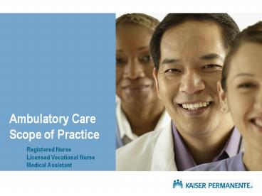 SCOPE OF PRACTICE RESOURCE GUIDE: Introduction Quality of