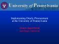 Implementing Oracle iProcurement at the University of PowerPoint PPT Presentation