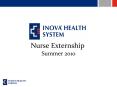 Nurse Externship PowerPoint PPT Presentation
