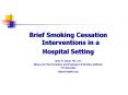 Brief Smoking Cessation PowerPoint PPT Presentation
