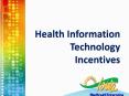 Health Information Technology Incentives PowerPoint PPT Presentation