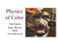 Physics of Color PowerPoint PPT Presentation
