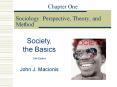 Chapter One Sociology: Perspective, Theory, and Method PowerPoint PPT Presentation
