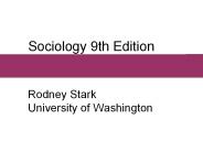 Sociology 9th Edition