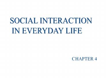 SOCIOLOGY: PERSPECTIVE, THEORY, AND METHOD