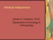 Medical Malpractice