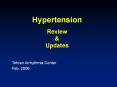 Hypertension Review PowerPoint PPT Presentation