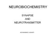 NEUROBIOCHEMISTRY