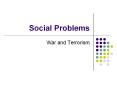 Social Problems PowerPoint PPT Presentation