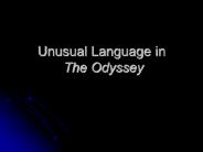 Unusual Language in The Odyssey