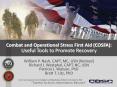 Combat and Operational Stress First Aid (COSFA): Useful Tools to Promote Recovery PowerPoint PPT Presentation