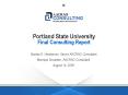 Portland State University Final Consulting Report PowerPoint PPT Presentation