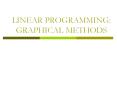 LINEAR PROGRAMMING: GRAPHICAL METHODS 9. Linear PowerPoint PPT Presentation