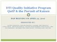 DQP Meeting on April 23, 2010 PowerPoint PPT Presentation