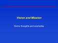 Some thoughts and examples Developing a Strategic Vision PowerPoint PPT Presentation